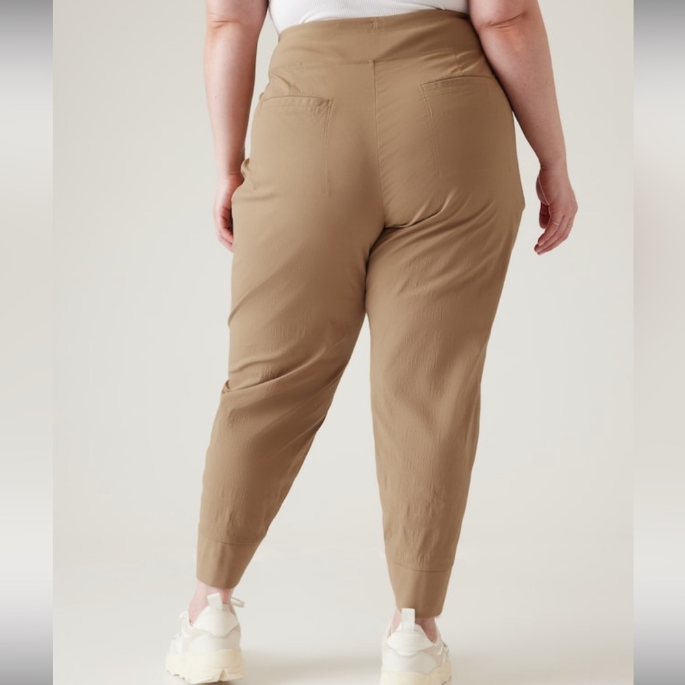 Athleta Trekkie North Jogger Pants Big Sur Brown Size 18 BRAND NEW - Picture 4 of 8